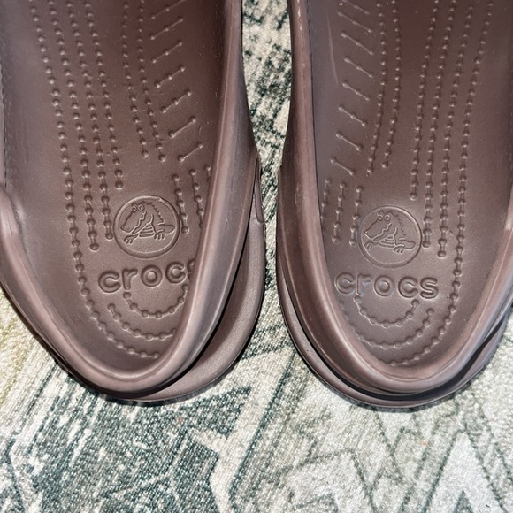 Crocs women’s Olivia brown sling backs size 11 - Picture 6 of 8